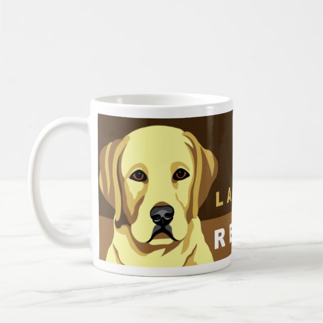 Yellow Lab Mugs (Left)