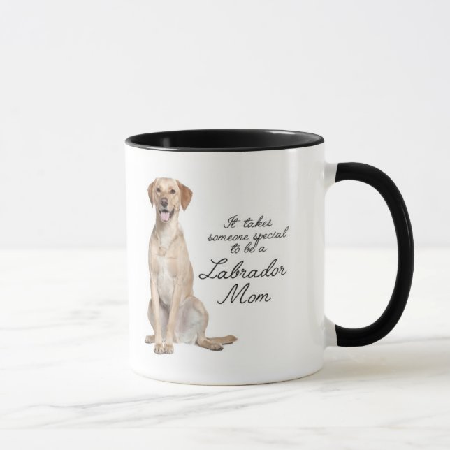 Yellow Lab Mum Mug (Right)