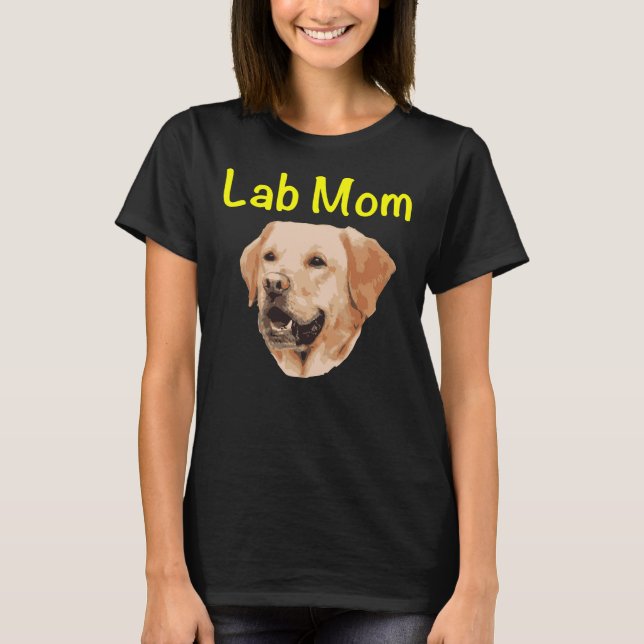 Yellow Lab Mum    T-Shirt (Front)