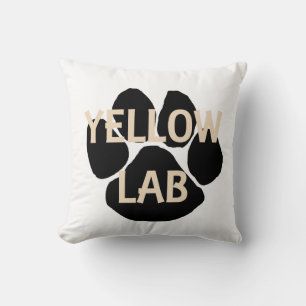 yellow lab name mega paw cushion