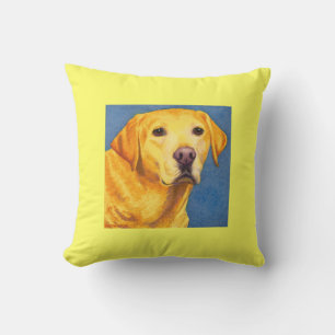 Yellow Lab Pillow - "Mixsy"