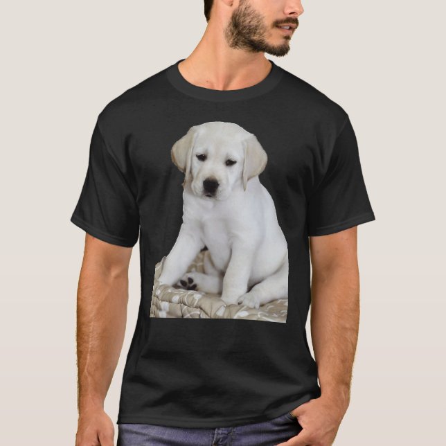 Yellow Lab Sitting Pretty T-Shirt (Front)