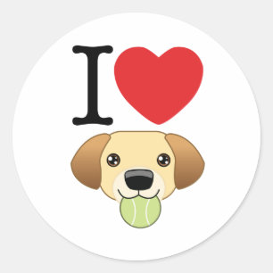 Yellow Lab Stickers