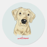 Yellow Lab watercolor 