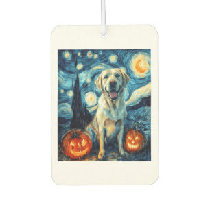 Yellow Labrador (1) Car Air Freshener