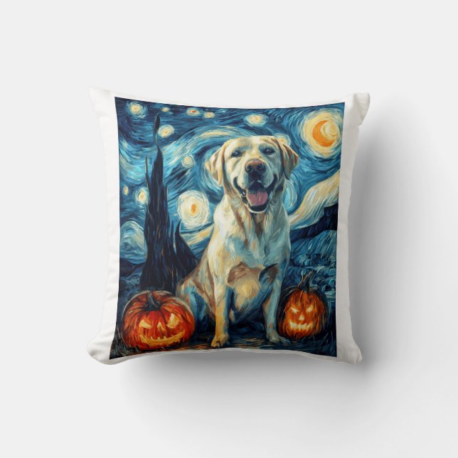 Yellow Labrador (1) Cushion (Front)