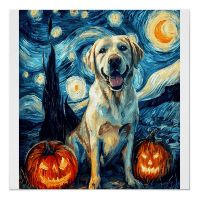 Yellow Labrador (1) Poster (Front)