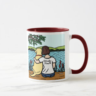 Yellow Labrador and Mum 2 Mug