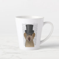 Yellow Labrador, Formal Hound and Hat
