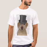 Yellow Labrador, Formal Hound and Hat