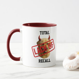 Yellow Labrador funny 'Lack of Recall' Mug