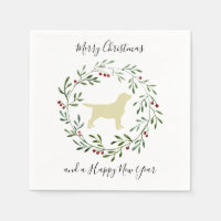 Yellow Labrador Merry Christmas Labrador Retriever