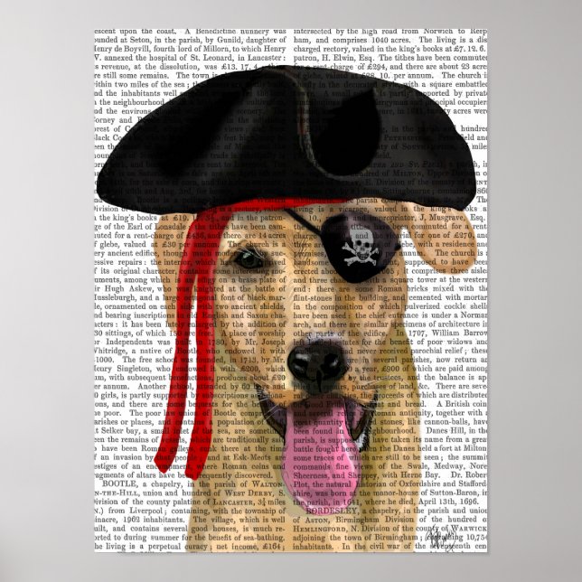 Yellow Labrador Pirate 2 Poster (Front)