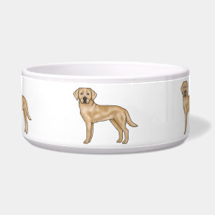 Yellow Labrador Retriever Cute Cartoon Lab Dog Art