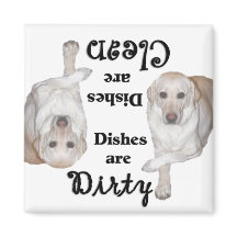 Yellow Labrador Retriever Dishwasher Magnet