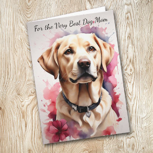 Yellow Labrador Retriever Dog You Make My Tail Wag Holiday Card