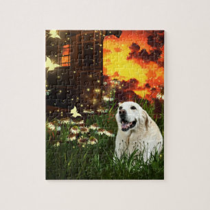 Yellow labrador retriever jigsaw puzzle