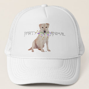 Yellow Labrador Retriever Party Trucker Hat