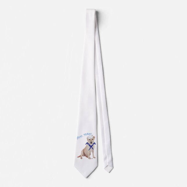 Yellow Labrador Retriever Sailor Tie (Front)