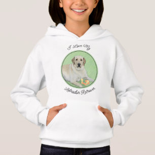 Yellow Labrador Retriever & Tennis Balls Painting