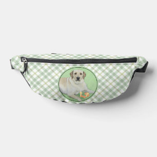 Yellow Labrador Retriever & Tennis Balls Painting Bum Bags