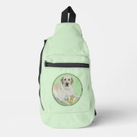 Yellow Labrador Retriever & Tennis Balls Painting