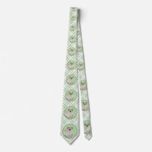 Yellow Labrador Retriever & Tennis Balls Painting Tie