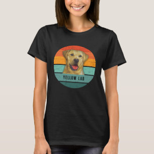 Yellow Labrador Retro Sunset Lab Men Women Kids T-Shirt