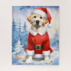 Yellow Labrador - Snow Dog - Yellow Lab