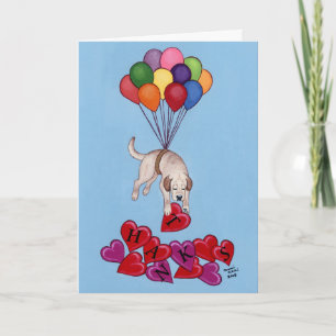 Yellow Labrador Thank You Card