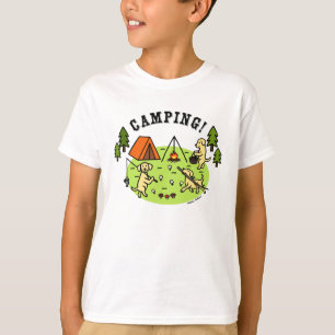 Yellow Labradors Camping Tshirt