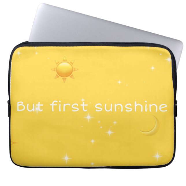 yellow laptop case (Front)