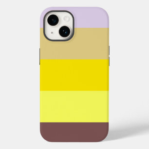 Yellow Lavender Brown Case-Mate iPhone 14 Case