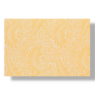 Yellow Leaf Pattern   Decoupage   Tissue Paper