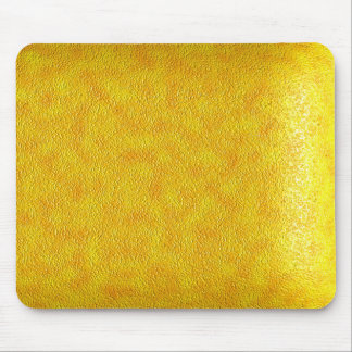 Yellow Leather Mouse Pad