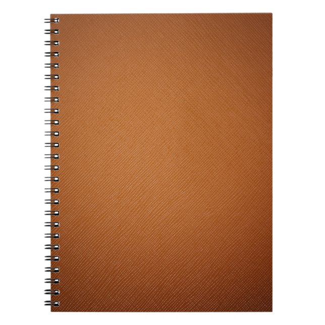Yellow leather texture notebook (Front)