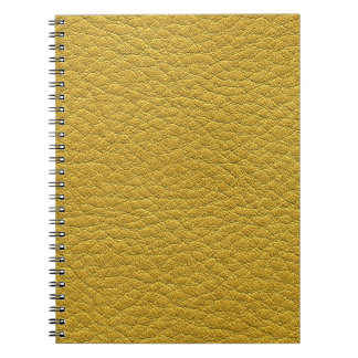 Yellow Leather Texture Seamless Closeup Notebook