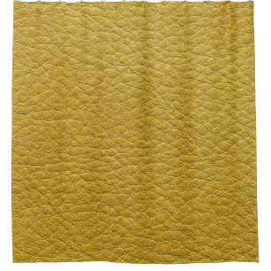 Yellow Leather Texture Seamless Closeup Shower Curtain
