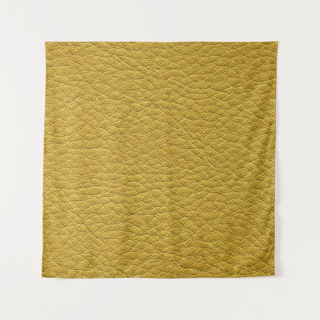 Yellow Leather Texture Seamless Closeup Tapestry (Front)