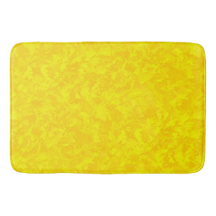 Yellow Leaves Bath Mat