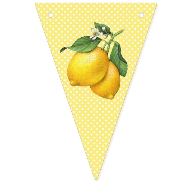 Yellow Lemon Bunting Flags (Thirteenth Flag)