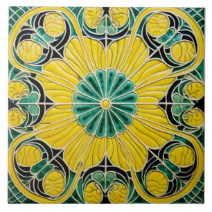 Yellow Lemon Mediterranean Summer Ceramic Tile