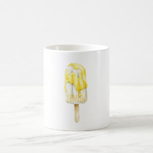 Yellow Lemon Popsicle Coffee Mug