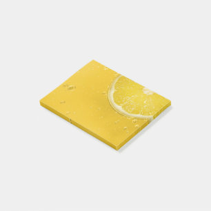 YELLOW LEMON POST-IT NOTES