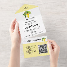 Yellow Lemon QR Code