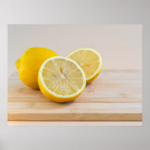 Yellow Lemon Slices Food Photography Still Life