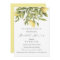 Yellow Lemons and Foliage Wedding Bridal Shower