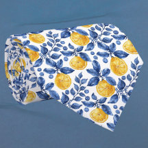 Yellow Lemons Blue Foliage Mediterranean Amalfi