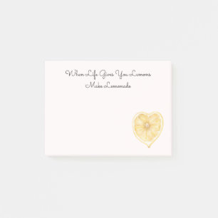 Yellow Lemons Fruit   Post-it Notes