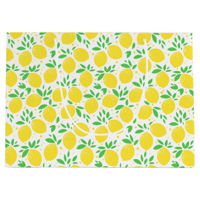 Yellow Lemons Gift Bag (Front)